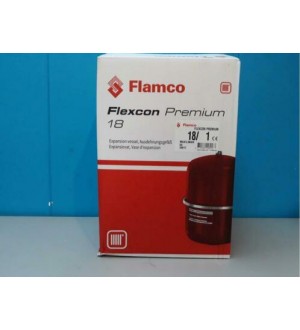 Expansievat Flamco Flexcon Premium 18 liter rood 16917